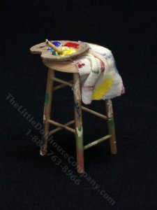 (image for) Miniature Wooden Art Stool by Taylor Jade