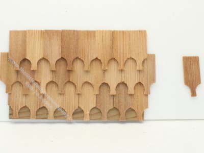 (image for) Dollhouse Scale Model Cedar Shingles - Decorative Cape May
