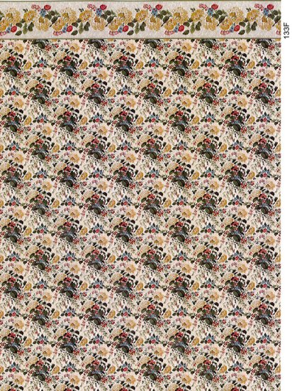 (image for) Darker Floral Wallpaper with Border