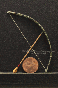 (image for) Dollhouse Miniature Bow and Arrow by Amy Robinson