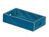 (image for) Miniature Blue Wooden Box/Crate