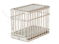 (image for) 1:24 Scale Miniature Dog Cage / Crate for Dollhouses