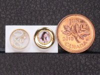 (image for) Miniature Pearl Necklace and Diamond Earrings