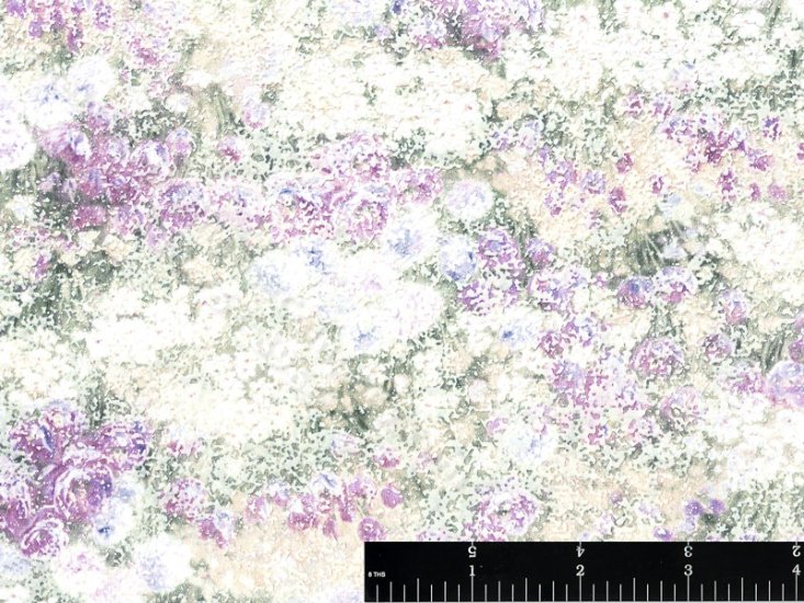 (image for) Textured Purple Flower Field Miniature Wallpaper for Dollhouses