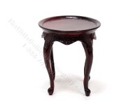 (image for) Vintage Miniature Mahogany Side Table for Dollhouses