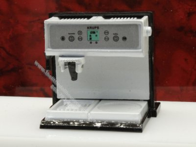 (image for) Miniature Deluxe Espresso Machine for Dollhouses