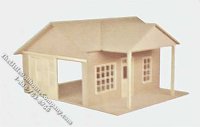 (image for) Miniature Retro Gas Station/General Store/Pub Dollhouse Kit