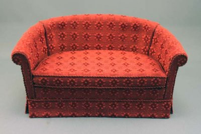 (image for) Dollhouse Miniature Sofa by Judith Blondell