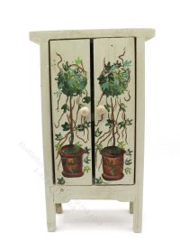 (image for) Miniature Topiary Motif Wardrobe for Dollhouses