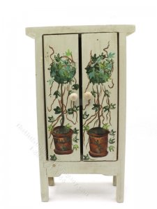 (image for) Miniature Topiary Motif Wardrobe for Dollhouses