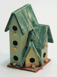 (image for) Miniature Birdhouse Apartment Block Kit