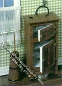 (image for) Miniature Ice Box Kit for Dollhouses
