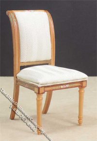 (image for) Miniature Painted Desk & Chair Set for Dollhouses