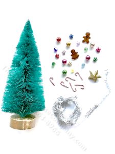 (image for) Miniature Christmas Tree Kit, Silver