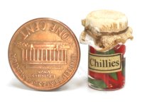 (image for) Miniature Chillies in Wax Sealed Glass Jar