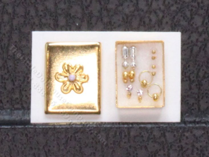 (image for) Miniature Gold Earring Set by Cheryl Warder