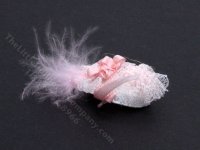 (image for) Vintage Miniature White and Pink Fascinator