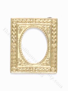 (image for) Miniature Ornate Gold Picture Frame
