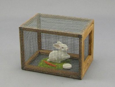 (image for) Dollhouse Scale Model Bunny Hutch by Taylor Jade