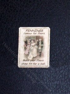 (image for) Miniature Fennings Floors Ad Sign for Dollhouses