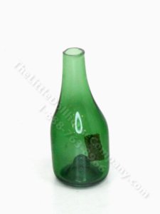 (image for) Miniature Green Glass Vase by Gerd Felka