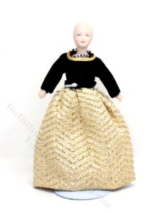 (image for) As-Is Partially Assembled Porcelain Anne Boleyn Doll