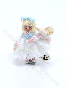 (image for) Angel Children Victorian Doll in White Dress by Ethel Hicks