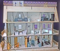 (image for) Victorian Farmhouse Laser Cut Dollhouse Kit