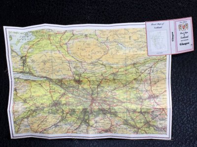 (image for) Miniature Map of Glasgow for Dollhouses