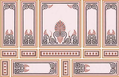 (image for) Dollhouse Scale Model Wallpaper Gold