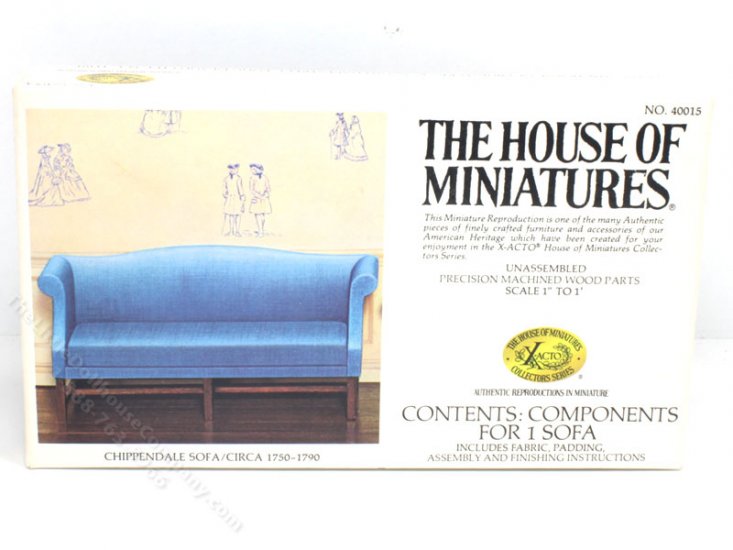(image for) Miniature Blue Sofa Kit