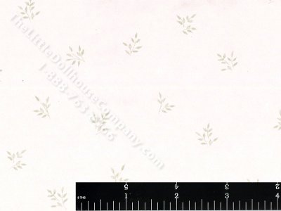 (image for) Leaves on Lilac Miniature Wallpaper for Dollhouses