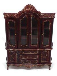 (image for) Miniature 7 Pc. Mahogany Dining Set