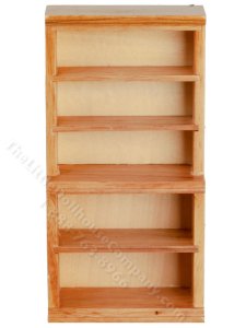 (image for) Miniature Oak Store Shelf for Dollhouses