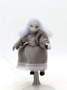 (image for) Miniature Handcrafted Halloween Victorian Girl Doll by Detta's Darling Dolls