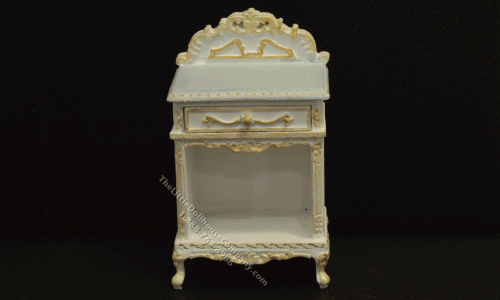 (image for) Miniature Handcrafted Nightstand for Dollhouses