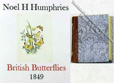 (image for) Miniature Book: 'British Butterflies'