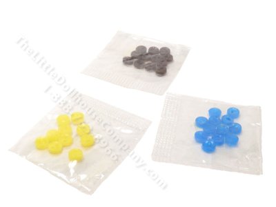 (image for) Miniature White Buttons for Dollhouses