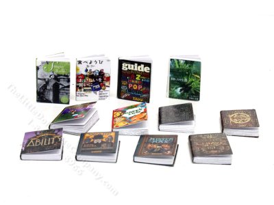 (image for) Miniature Books for Dollhouses (12 pc/pkg.)