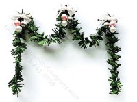(image for) Miniature Victorian Christmas Garland for Dollhouses