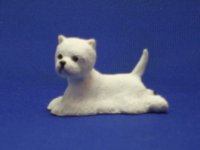 (image for) Miniature Laying West Highland White Terrier by Karl Blindheim