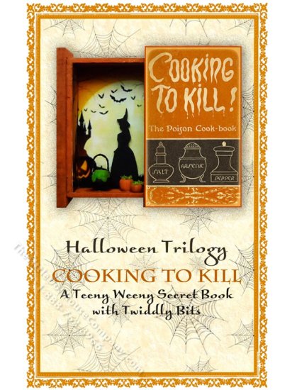 (image for) Miniature Secret Book - Cooking to Kill Kit