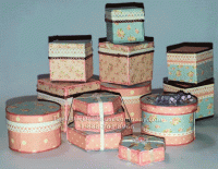(image for) Miniature Candy Floss Hat Boxes and Packaging Kit