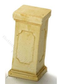 (image for) Miniature Tan Pedestal for Dollhouses