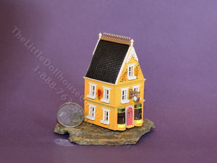 (image for) 1:144 Scale 3 - Level Little Harbor Town Tea Shop Kit