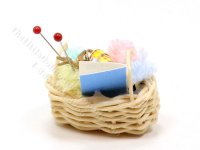 (image for) Miniature Knitting and Crochet Basket by Taylor Jade