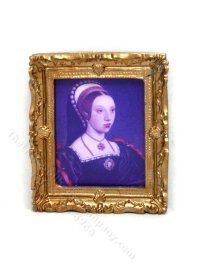 (image for) Miniature Portrait of Katheryn Howard for Dollhouses