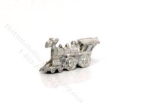(image for) Miniature Sterling Silver Train by Don Henry