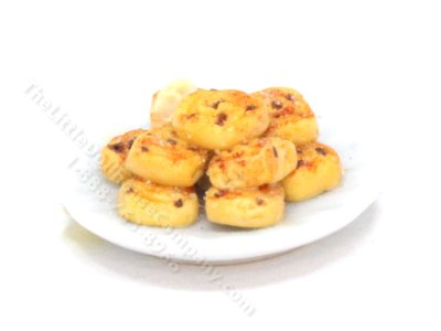 (image for) Miniature Plate of Rasin Buns