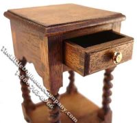 (image for) Miniature Tudor Style Side Table for Dollhouses